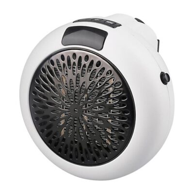 400W Electric Fan Heater White
