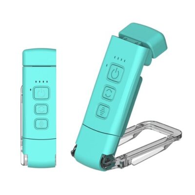 9 LED Mini Book Clip Reading Light Blue