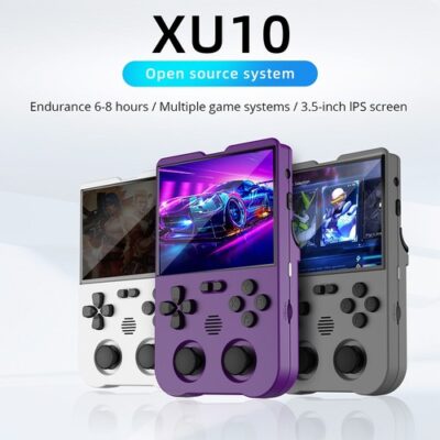 AMPOWN XU10 Handheld Game Console, 256GB - Purple