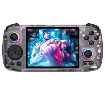 ANBERNIC RG 406H Game Console 256GB Transparent Purple