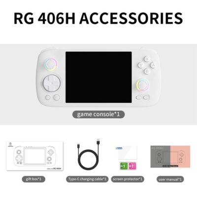 ANBERNIC RG 406H Game Console 256GB White