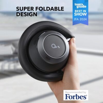 Anker Soundcore Space One Pro Adaptive ANC Headphones Black