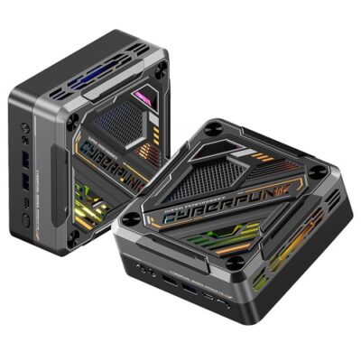 AOOSTAR MN78 Mini PC 16GB DDR5 RAM 512GB M.2 SSD - Black, EU