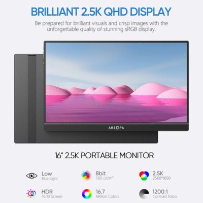 ARZOPA Z1RC 16-inch Portable Monitor