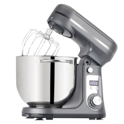 BioloMix BM601 1200W Kitchen Food Stand Mixer Grey