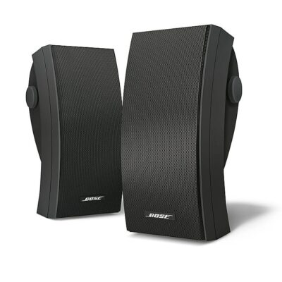 Bose - 251 Wall Mount Outdoor Environmental Speakers - Pair - Black