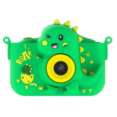 Contixo - KC3 Kids Camera, 1080P Video Camera, Selfie Camera for Boys Girls, Kids Digital Camerawith Puzzle Games - Green