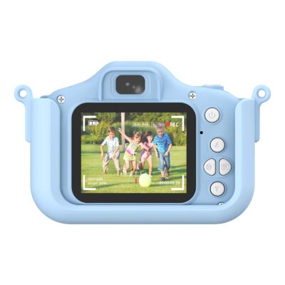 Contixo - KC3 Kids Camera, 1080P Video Camera, Selfie Camera for Boys Girls, Kids Digital Camerawith Puzzle Games - Blue