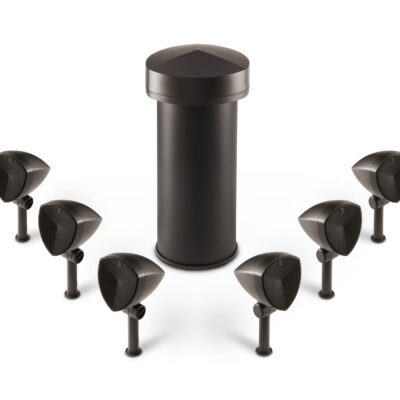 Definitive Technology - Dymension 4" Outdoor Landscape 6 Speaker System with 8" Subwoofer - Brown