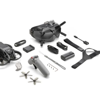 DJI - Geek Squad Certified Refurbished Avata Fly Smart Combo (DJI FPV Goggles V2) - Gray