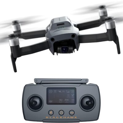 EXO Drones - Blackhawk 3 Pro Drone and Remote Control (Android and iOS compatible) - Black