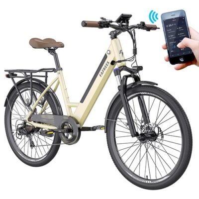 Fafrees F26 Pro 26'' Step-through City E-Bike Golden