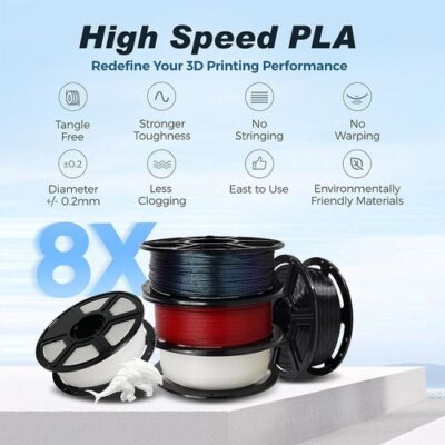 Flashforge High Speed PLA Filament 1kg Natural Color