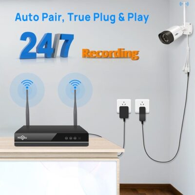 Hiseeu 5MP WiFi Security Camera System with 10CH NVR