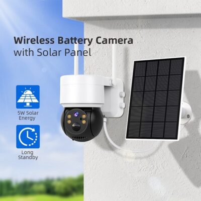 Hiseeu WTD512 1080P WiFi Camera with Solar Panel