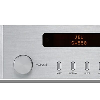 JBL - SA550 2.0-Ch. Bluetooth Integrated Amplifier with AptX Adaptive - Silver