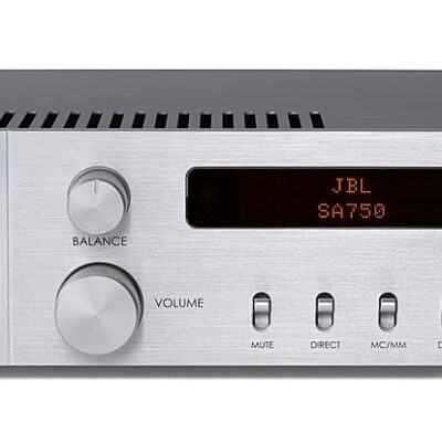 JBL - SA750 2.0-Ch. Intelligent Integrated Amplifier with Googlecast and Dirac Live - Silver