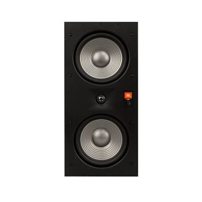 JBL - Studio 2 Dual 8" 2-Way In-Wall Speaker - Black