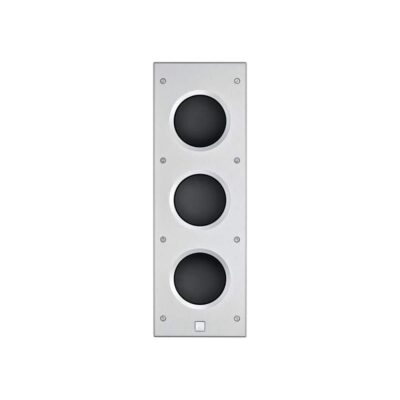KEF - Ci R Series 6-1/2" Passive Subwoofer - Silver/Black