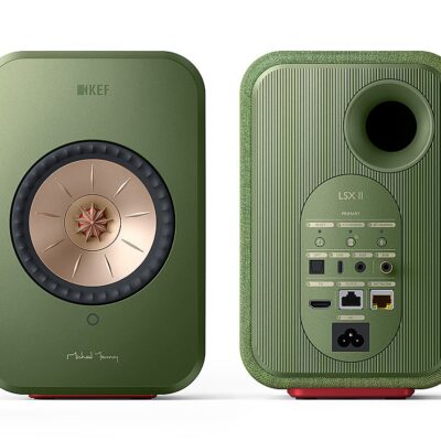 KEF - LSXII Wireless Bookshelf Speakers (Pair) - Green