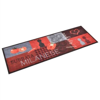 Kitchen Carpet Washable Tomatoes 60x180 cm