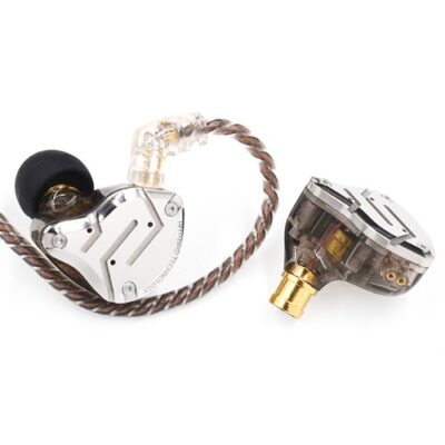 KZ ZS10 Pro Wired Earphone 4BA+1DD Hybrid Technology with Mic Black