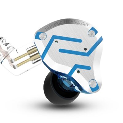 KZ ZS10 Pro Wired Earphone Hybrid Technology with Mic Glittering Blue