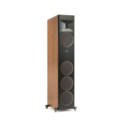 MartinLogan - Motion XT F100 3-Way Floorstanding Speaker with 6.5” Midrange and Triple 6.5” Bass Drivers (Each) - Walnut