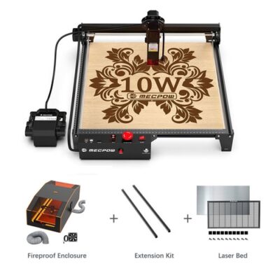 Mecpow X3 Pro 10W Laser FC3 Enclosure Laser Bed Extension Kit Combo