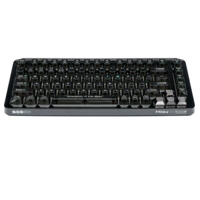 MIIIW BlackIO 83 Kailh Jellyfish Switch Mechanical Keyboard Silver