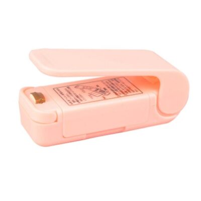 Mini Snack Plastic Bag Sealer Pink