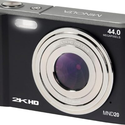 Minolta - MND20 44.0 Megapixel Digital Camera - Black