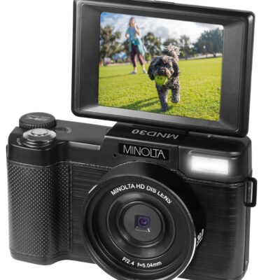 Minolta - MND30 30.0 Megapixel Digital Camera - Black