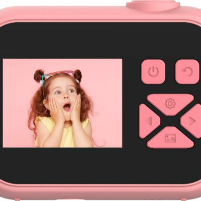 MyFirst - Camera 10 - New Mini Digital Camera for Kids, Photo, Video, 5MP, 32GB Micro SD Card - Pink