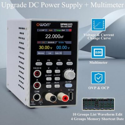 OWON SPM6103 DC Power Supply with Multimeter EU Plug