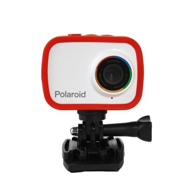 Polaroid - Go Cam 12.1-Megapixel Waterproof Action Digital Camera - Red
