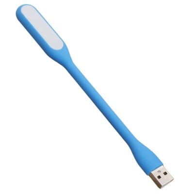 Portable USB LED Reading Light Blue