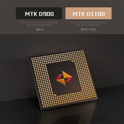 Retroid Pocket 4 Pro Game Console - Grey (Purple ABXY Keys)