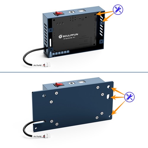 SCULPFUN 12V Auto Air Assist Set for SCULPFUN S9 S10