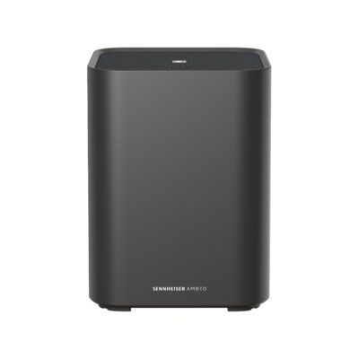 Sennheiser - AMBEO Sub 8” Subwoofer with 350W Class D Amplifier and immersive 3D Surround Sound - Black