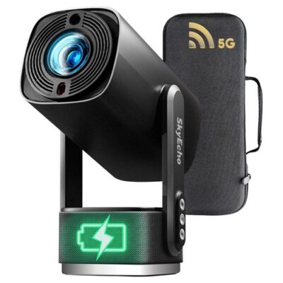 SkyEcho FreeONE Pro Portable Projector Black EU Plug