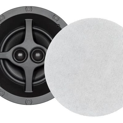 Sonance - C6R SST SINGLE SPEAKER - C Series 6-1/2" Single Stereo 2-Way In-Ceiling Speaker (Each) - Paintable White