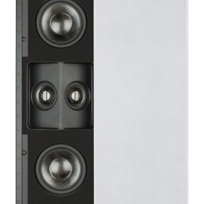 Sonance - R2SUR SINGLE SPEAKER - Reference 5-1/4" 3-Way In-Wall Rectangle Speaker (Each) - Paintable White
