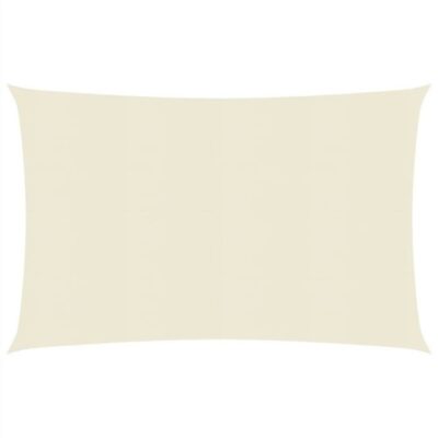 Sunshade Sail 160 g/m² Cream 2x3 m HDPE