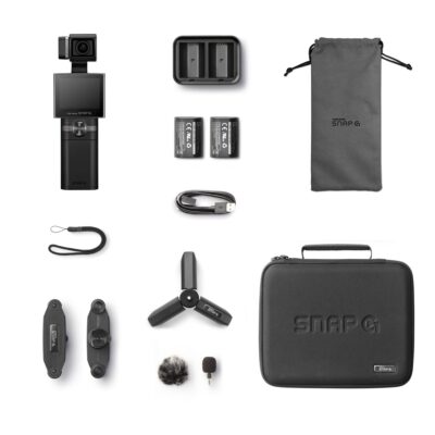 THINKWARE - Snap-G Prime Combo 3-Axis Stabilized 4K Handheld Camera - Black