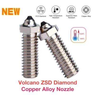 Trianglelab 0.8mm Volcano ZSD Diamond Copper Alloy Nozzle