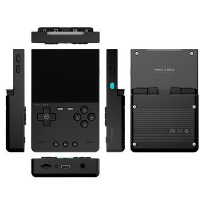 Trimui Brick Handheld Game Console 128GB TF Card Black