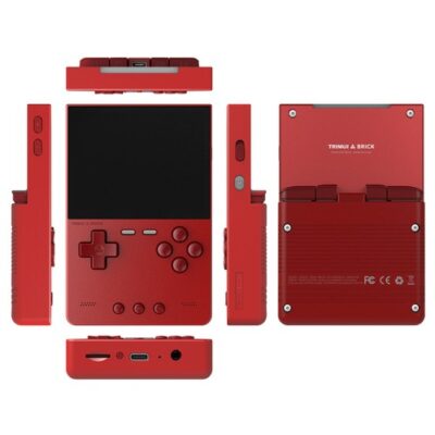 Trimui Brick Handheld Game Console 256GB TF Card Red