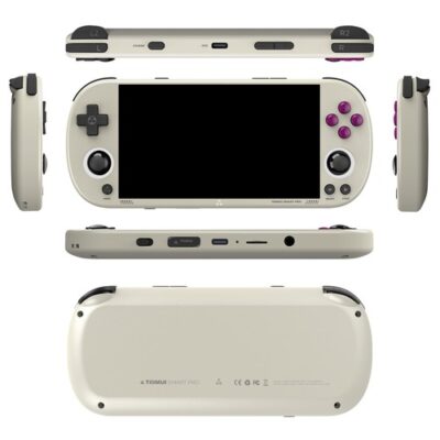 TRIMUI Smart Pro Handheld Game Console 128GB TF Card Grey