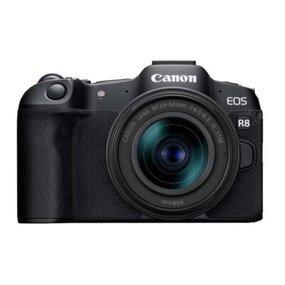 Canon EOS R8 Full-Frame Mirrorless Camera w/RF24-50mm F4.5-6.3 IS STM Lens, 24.2 MP, 4K Video, DIGIC X Image Processor, Subject Detection & Tracking, Compact, Smartphone...